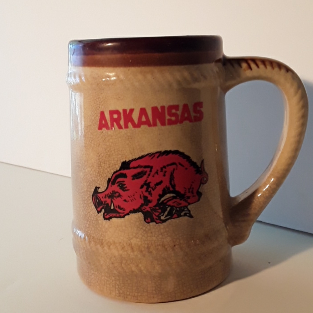 Arkansas Razorbacks Beer Mug Barware Drinkware